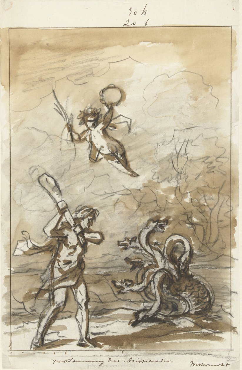 Aristokratian tuho, Westermarktin koristelu, 1795 Aristokratian halvaantuminen (otsikko esineessä) tekijältä Jurriaan Andriessen