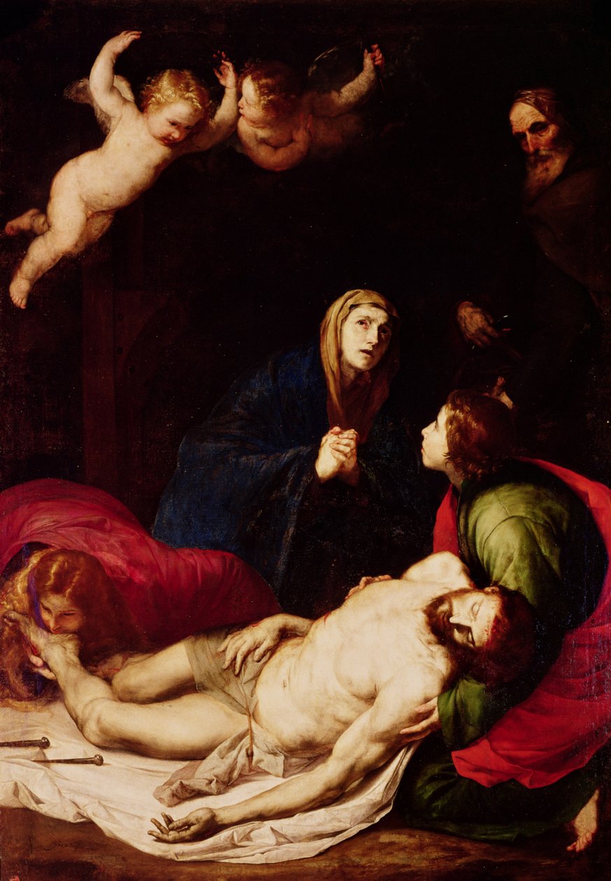 Laskeutuminen ristiltä tekijältä Jusepe de Ribera