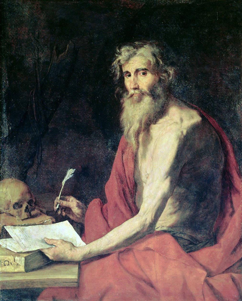 Pyhä Hieronymus tekijältä Jusepe de Ribera
