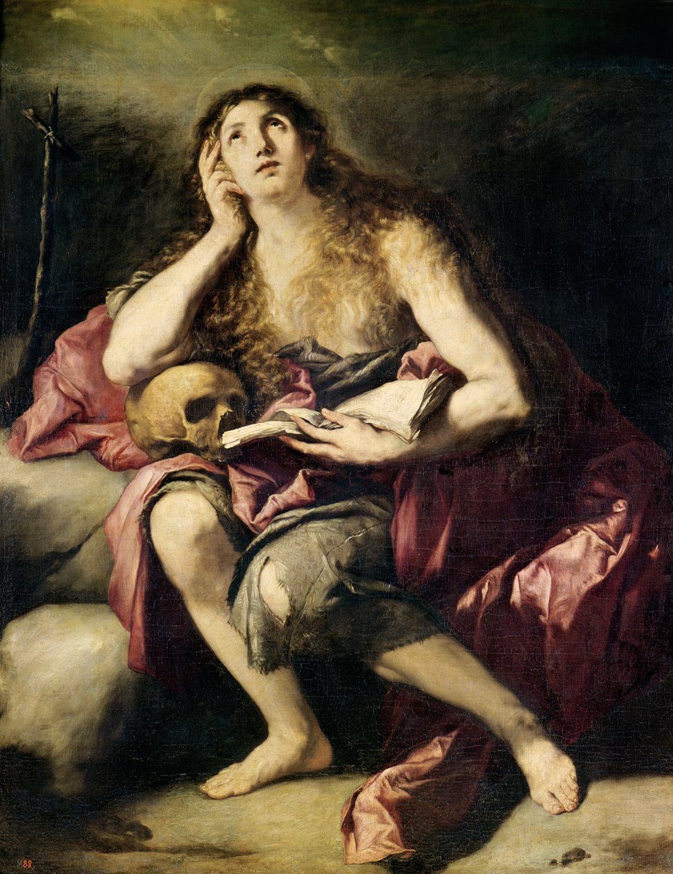 Katuva Magdaleena tekijältä Jusepe de Ribera