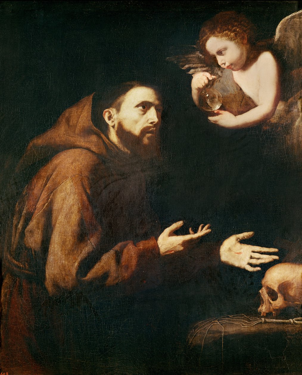 Pyhän Franciscus Assisilaisen visio tekijältä Jusepe de Ribera