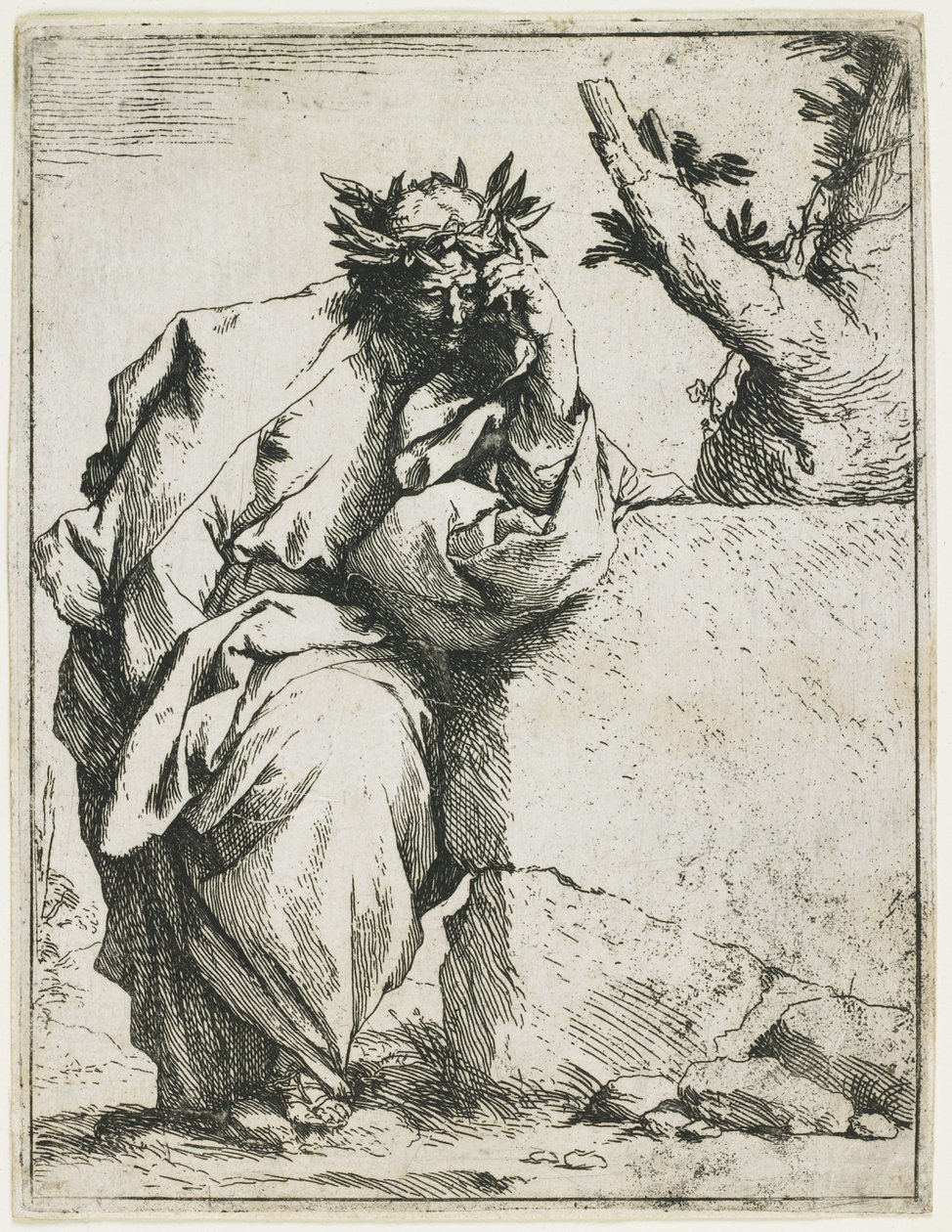 Runoilija, c. 1620-1621 tekijältä Jusepe de Ribera