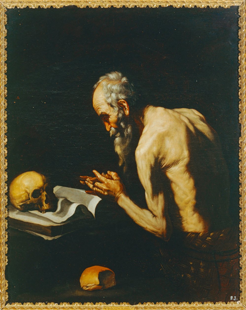 Kopio Riberan mukaan. Pyhä Paavali erakko. 10014690 ... tekijältä Jusepe de (1591 1652) Ribera