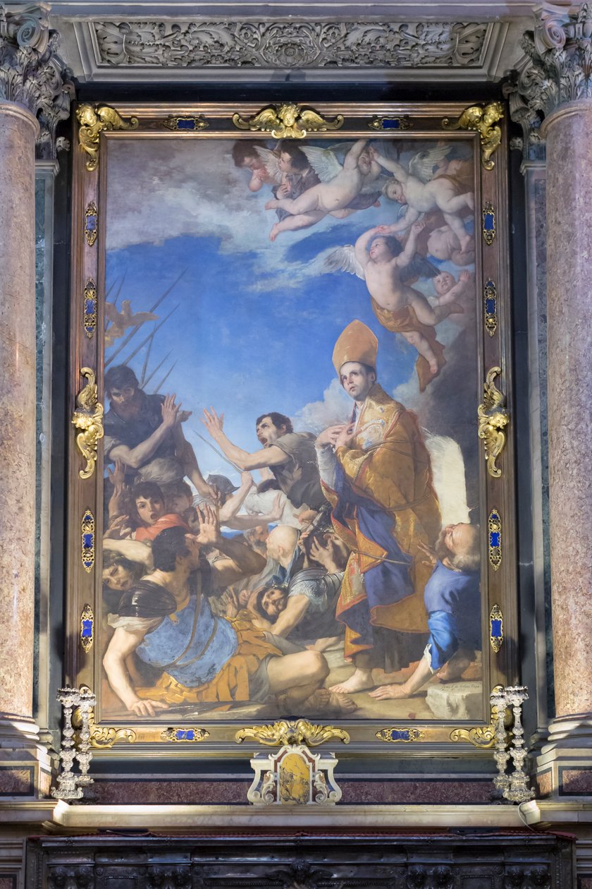 San Gennaro nousee vahingoittumattomana uunista tekijältä Jusepe de (1591 1652) Ribera