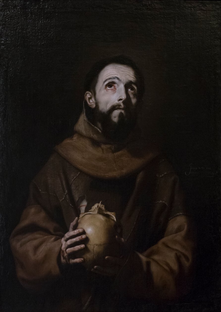 Pyhä Franciscus tekijältä Jusepe de (1591 1652) Ribera