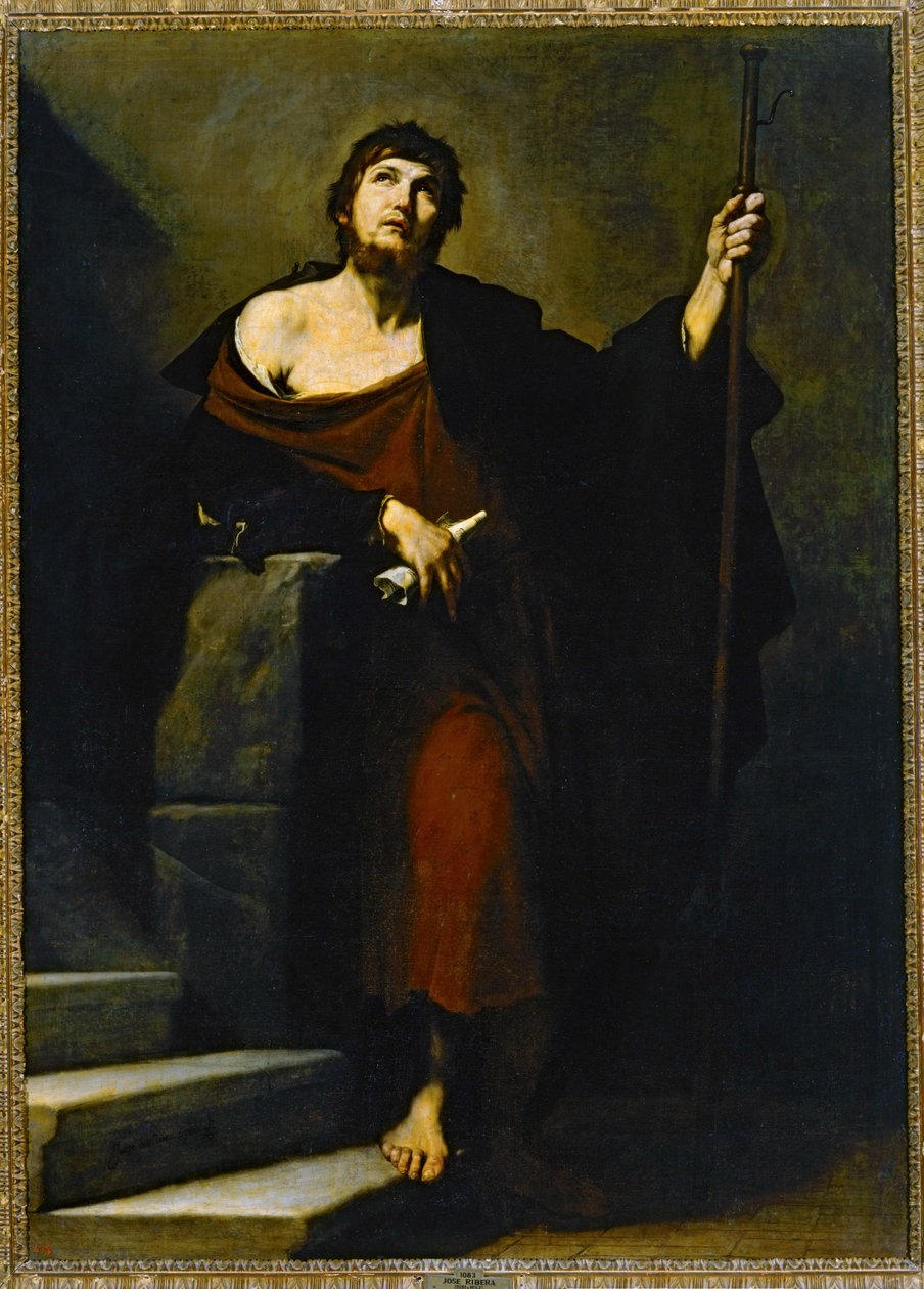 Staint James Greater ... (maalaus kankaalle) tekijältä Jusepe de (1591 1652) Ribera