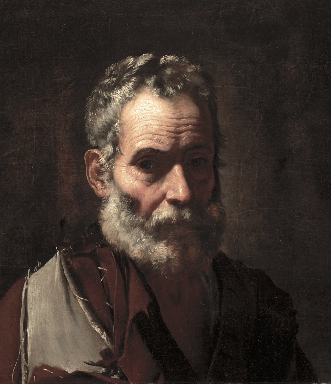 Vanha mies, n. 1635 tekijältä Jusepe de Ribera