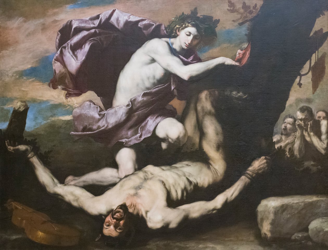 Apollo ja Marsyas tekijältä Jusepe de Ribera