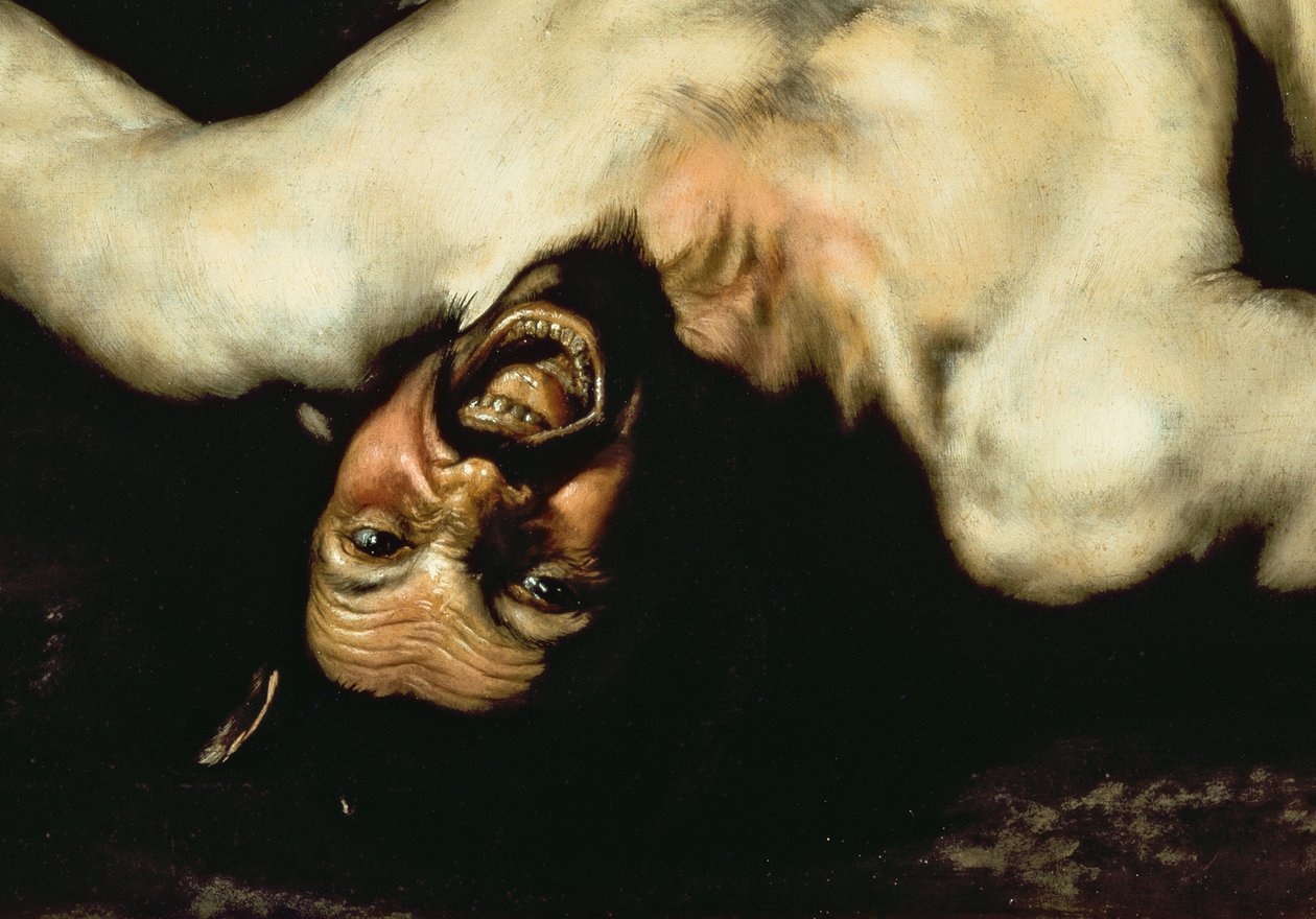 Apollo ja Marsyas, 1637 (yksityiskohta 188726) tekijältä Jusepe de Ribera