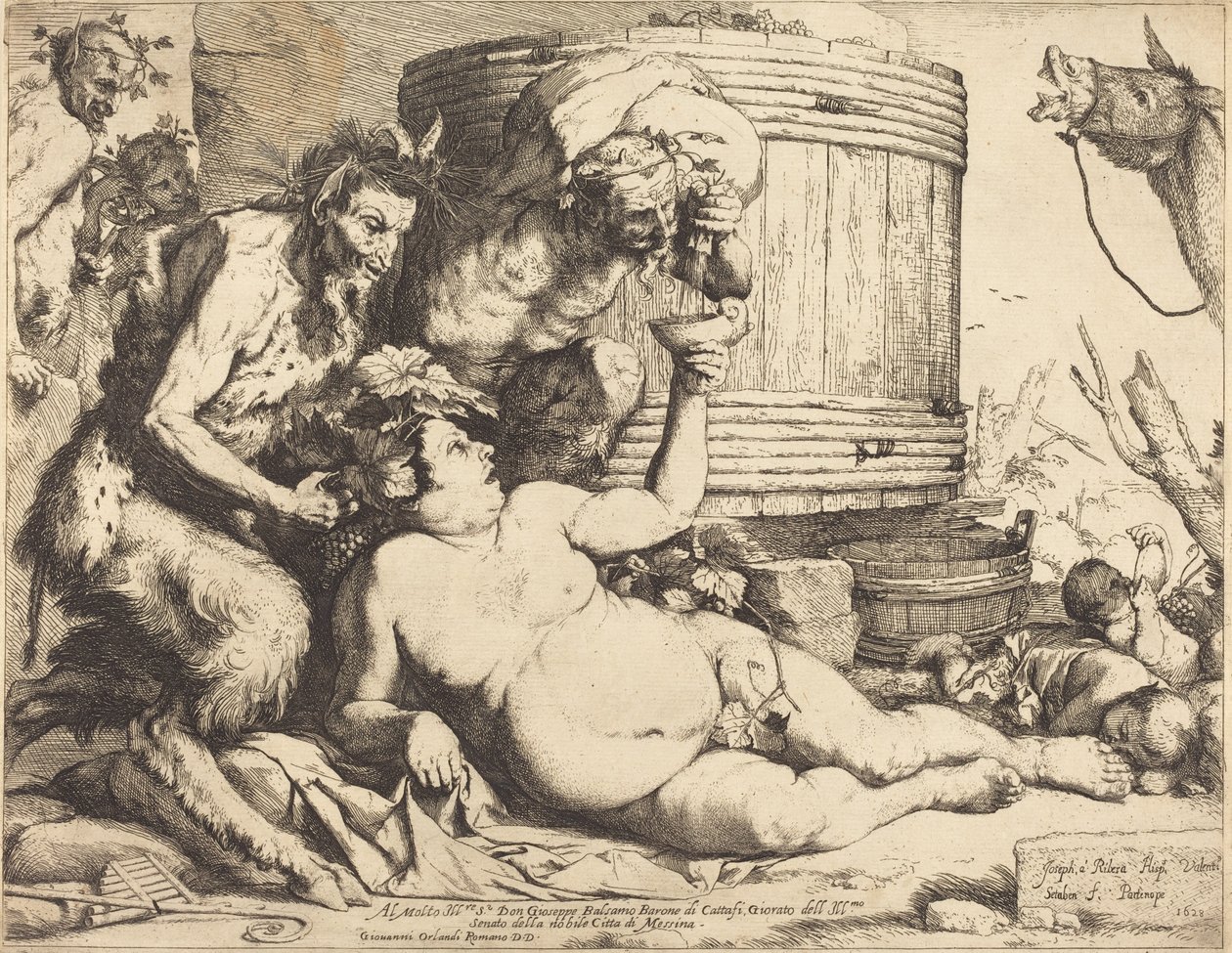 Humalainen Silenus tekijältä Jusepe de Ribera