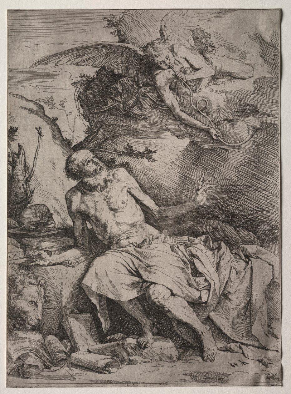 Pyhä Jerome. tekijältä Jusepe de Ribera