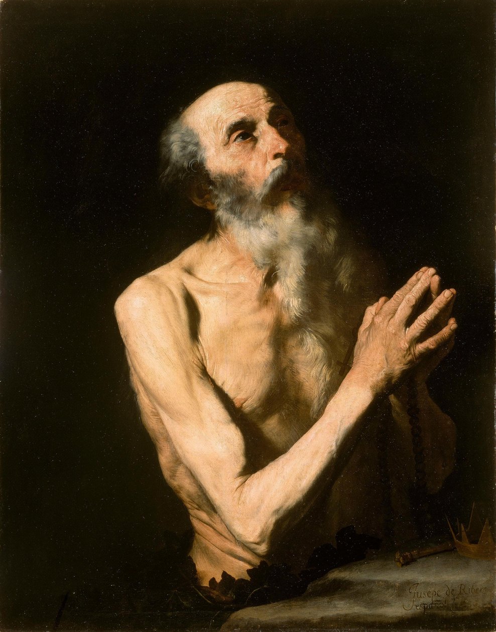 Pyhä Onufrios tekijältä Jusepe de Ribera