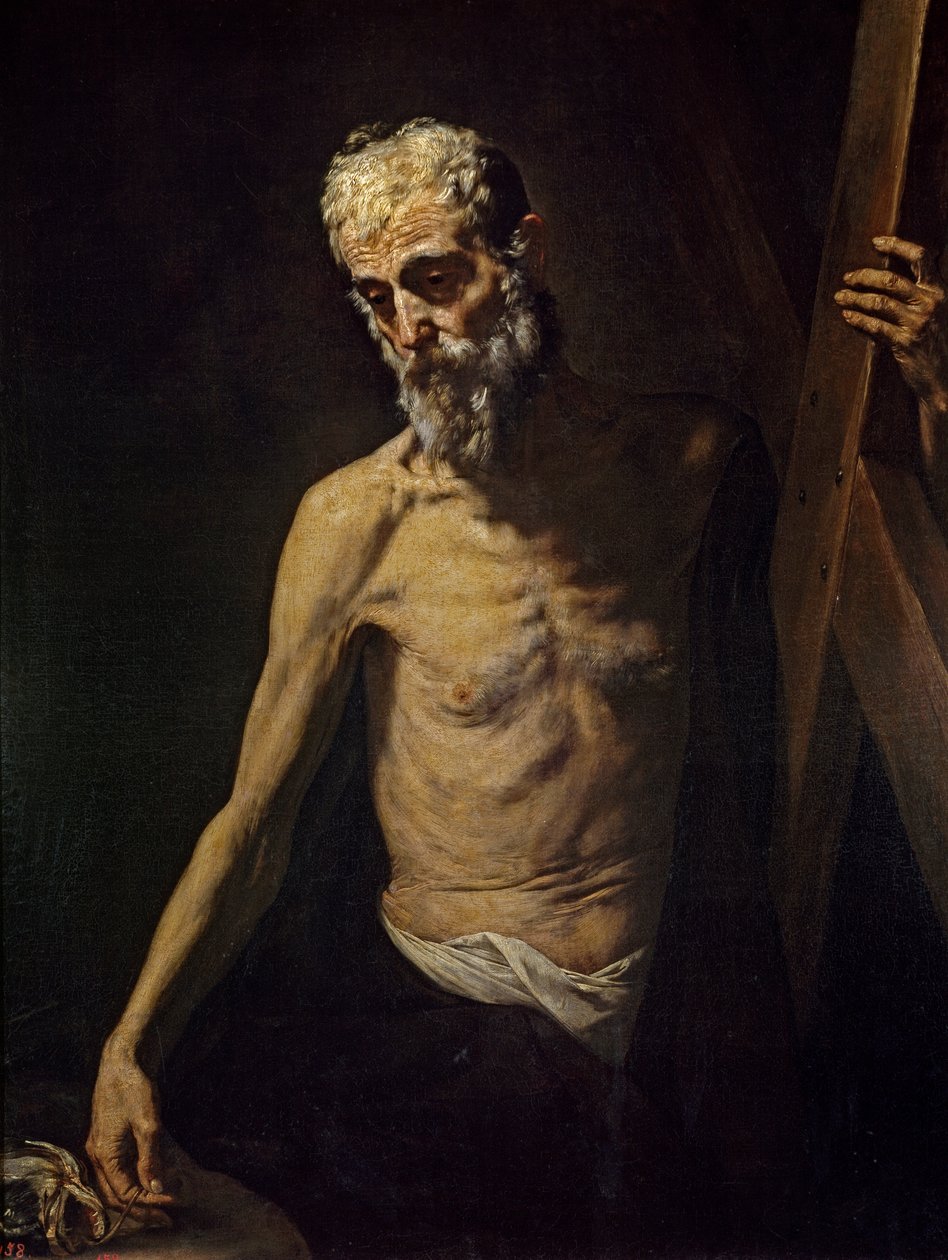 Pyhä Andreas, noin 1631 tekijältä Jusepe de Ribera