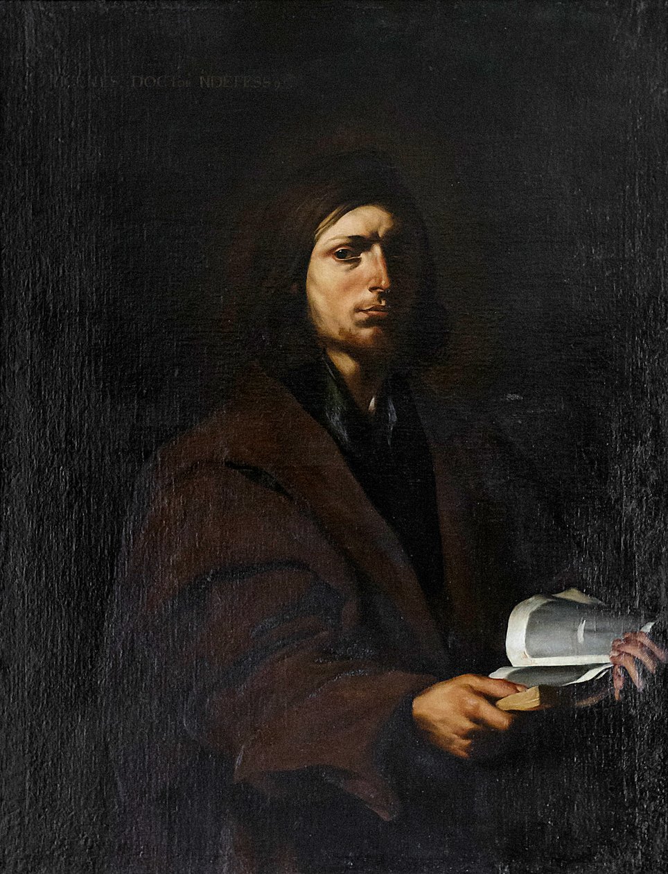 Filosofi Origenes, noin 1613-15 (öljy kankaalle). tekijältä Jusepe de Ribera