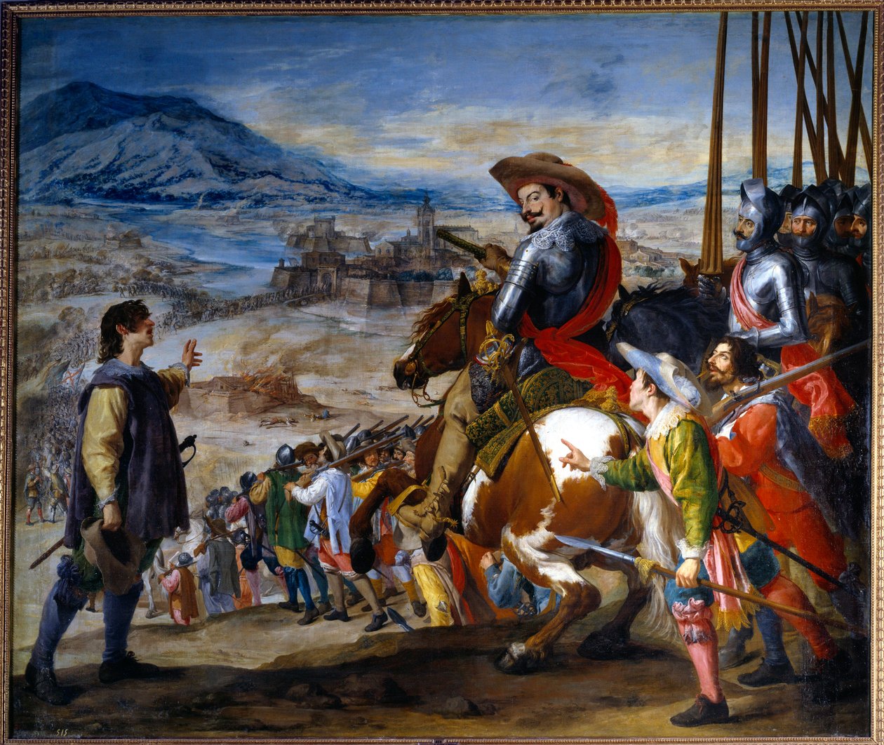 Kolmikymmenvuotinen sota (1618-1648): "" Brissacin vangitseminen vuonna 1638, Bernard of Saxony Weimar"" Jusepe Leonardon (1601-1656) maalaus tekijältä Jusepe or Jose (c.1605 1656) Leonardo