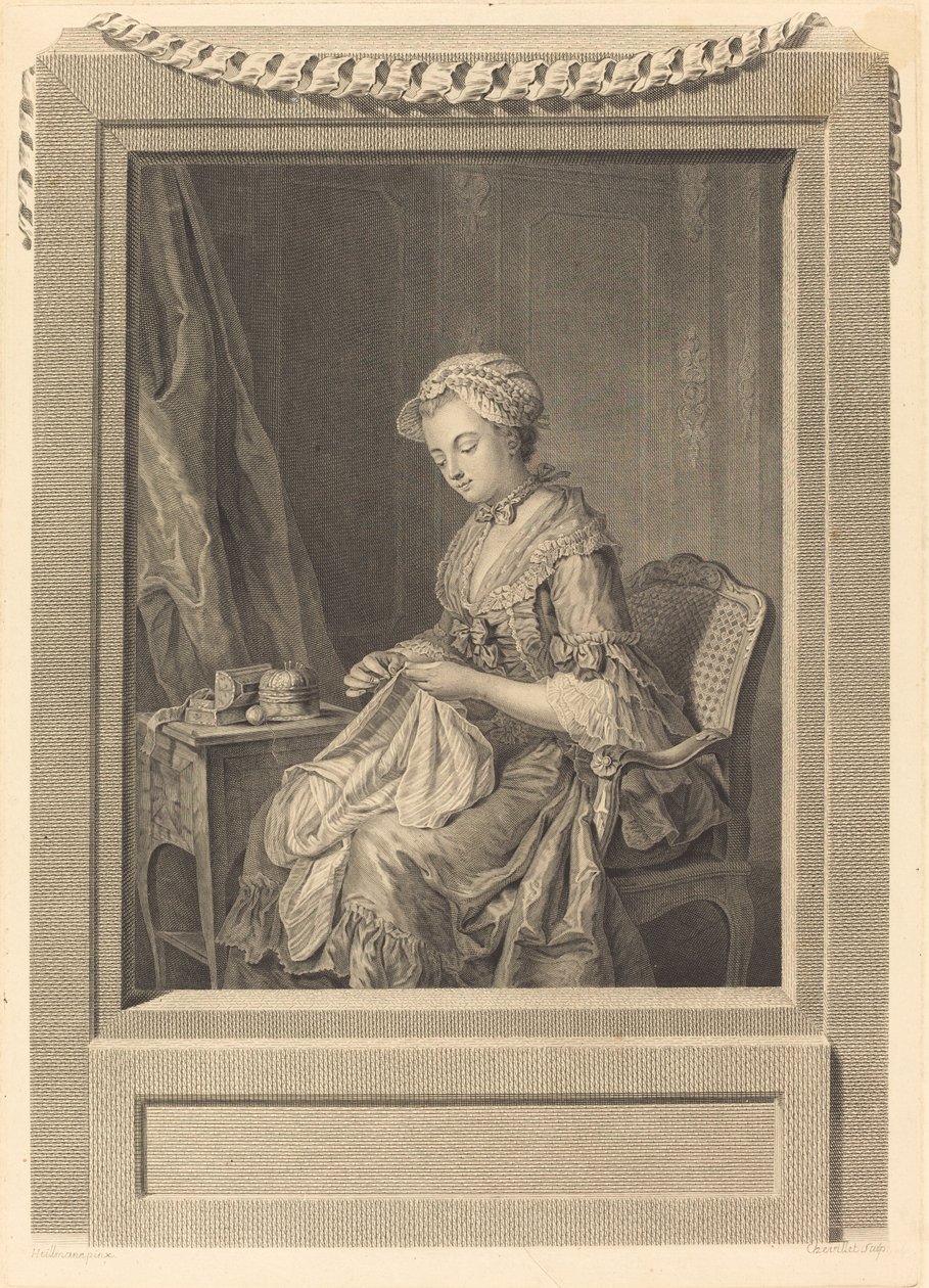 Hyvä esimerkki tekijältä Juste Chevillet after Jean Gaspard Heilmann