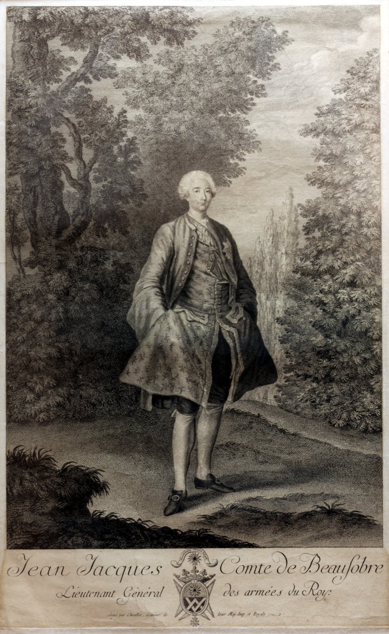 Jean-Jacques, komentaja Beausobre (1704-1783), kenraaliluutnantti des armées du Roy tekijältä Justus Chevillet