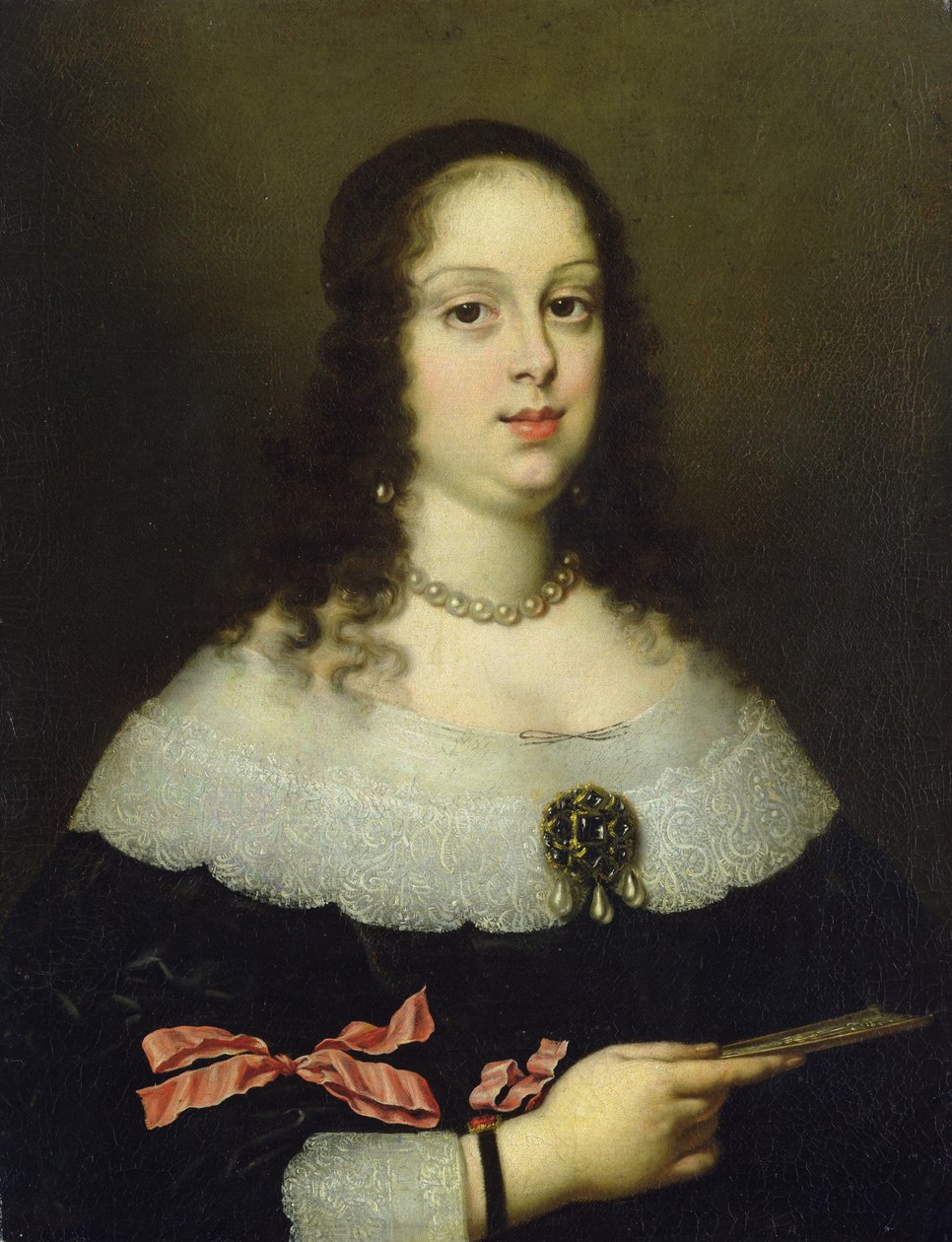 Toscanan suurherttuattaren Vittoria della Roveren (1622-95) muotokuva tekijältä Justus Sustermans
