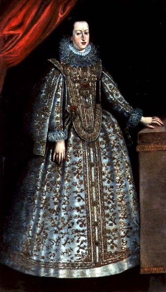 Eleonora Gonzagan (1598-1633) muotokuva, vuoden 1621 jälkeen (öljy kankaalle). tekijältä Justus (after) Sustermans