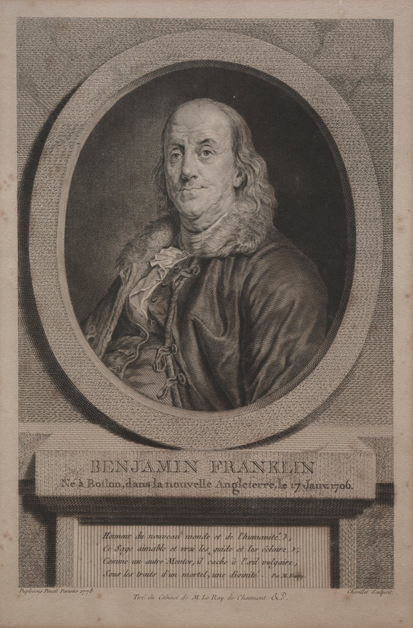 Benjamin franklin tekijältä Justus Chevillet