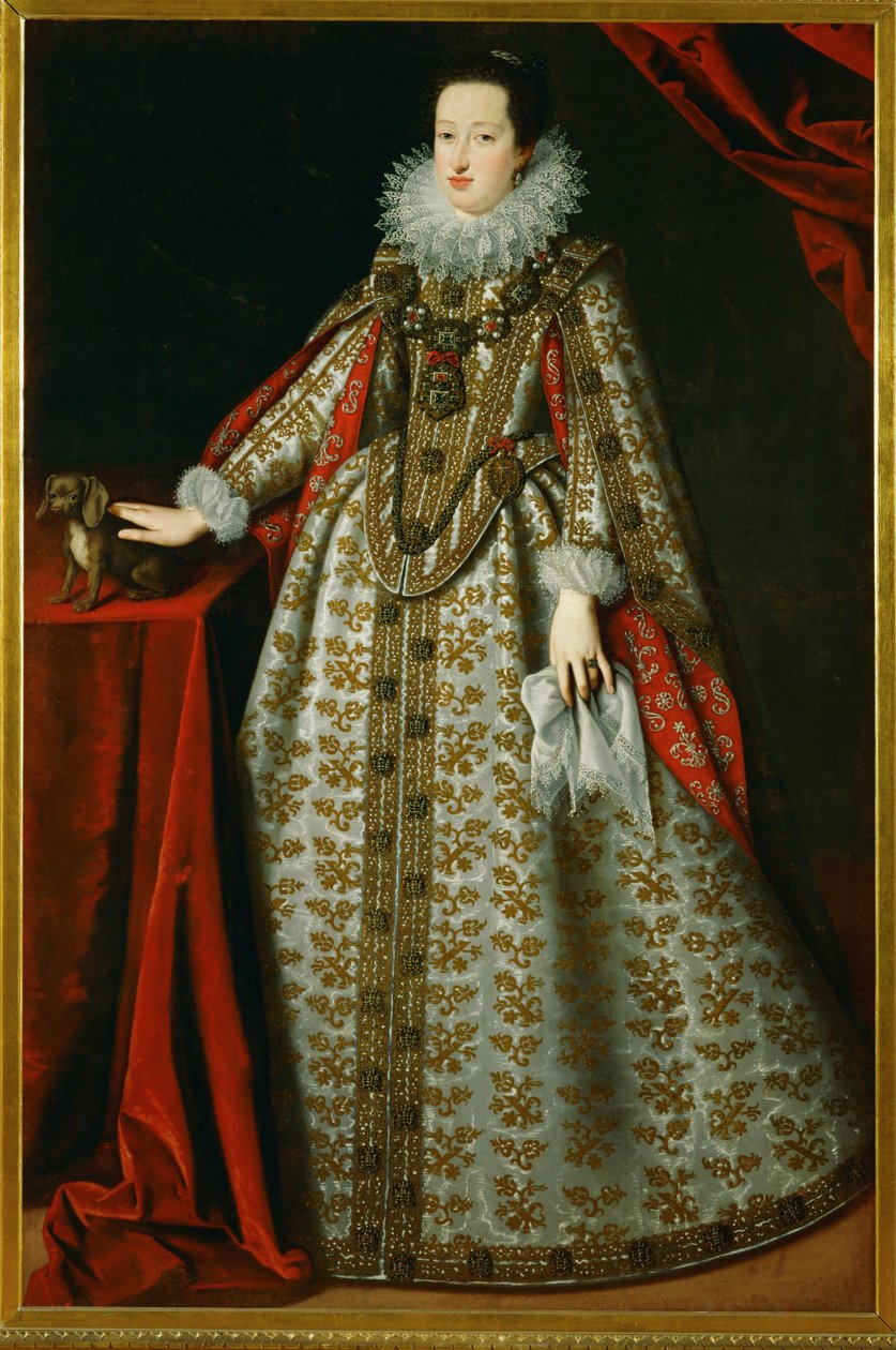 Eleonora Gonzaga (öljy kankaalle) tekijältä Justus Sustermans