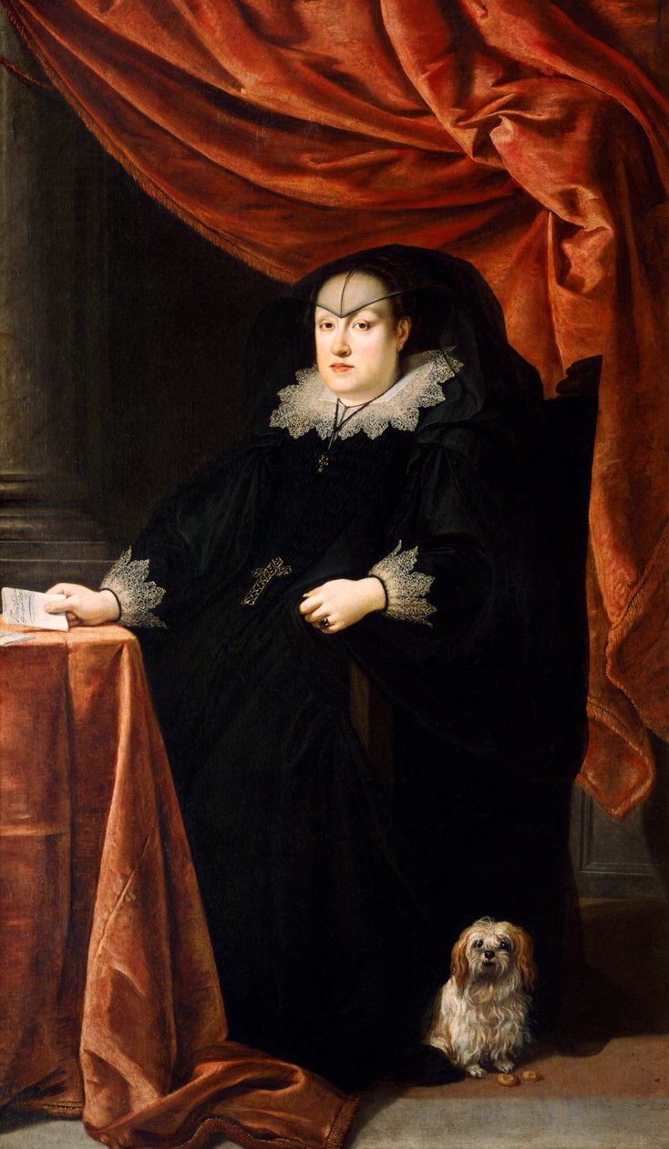 Maria Maddalena Itävalta n. 1621 (öljy kankaalle) tekijältä Justus Sustermans