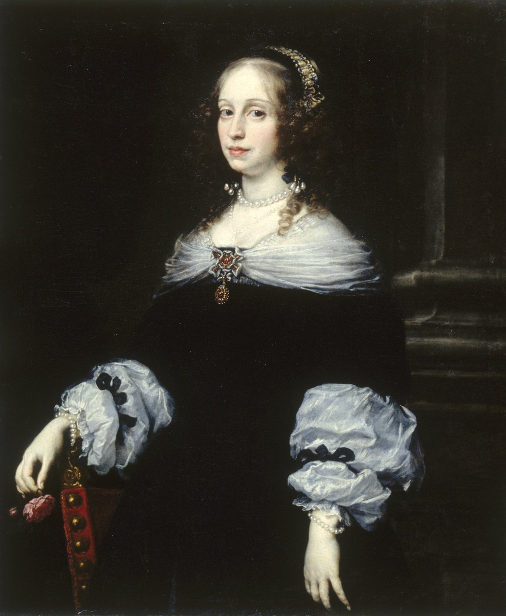 Kreivitär Teresa Dudley di Carpegnan muotokuva, 1654 tekijältä Justus Sustermans