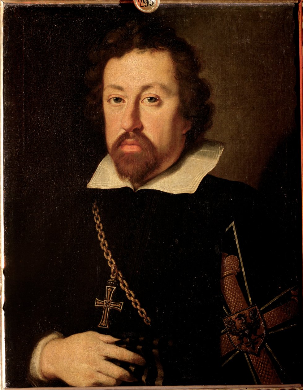 Itävallan Maximilian III:n muotokuva (Habsburgin Maximilian III, Saksan mestari (der Deutschmeister) (1558-1618) Justus Sustermansin (1597-1681) maalaus tekijältä Justus Sustermans