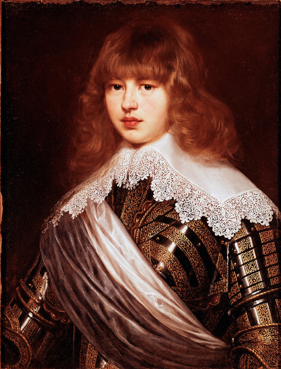 Tanskan prinssi Valdemar Christianin muotokuva Justus Sustermansin (1597-1681) maalaus 1600-luvulla Palazzo Pitti, Firenze tekijältä Justus Sustermans