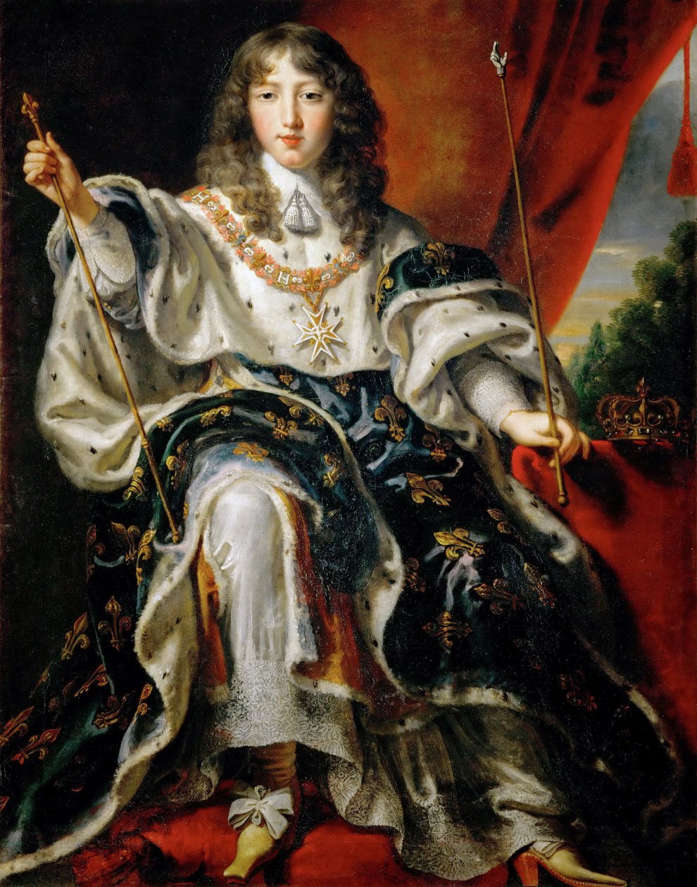 Saksa: Ranskan kuningas Ludvig XIV (1638-1715) Ranskan kuningas Ludvig XIV (1638-1715) tekijältä Justus van Egmont