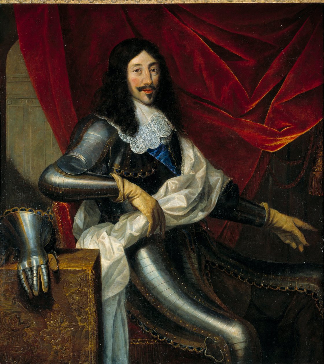 Ranskan kuninkaan Ludvig XIII:n (1601-1643) muotokuva - Juste D