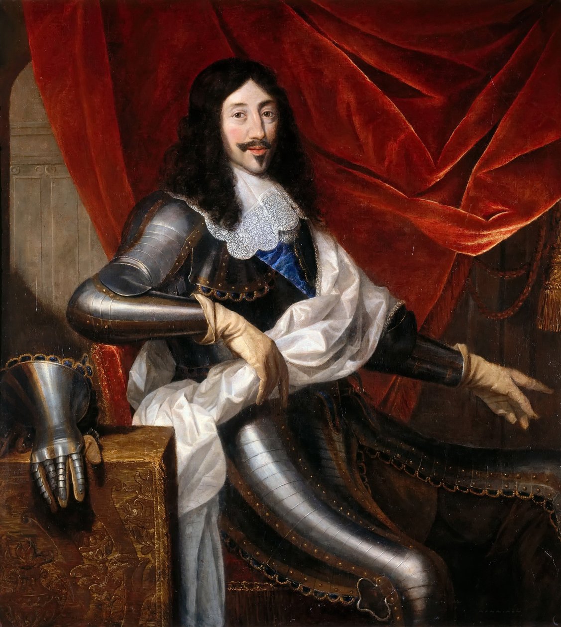 Ranskan Ludvig XIII:n muotokuva 1601-1643 tekijältä Justus van Egmont