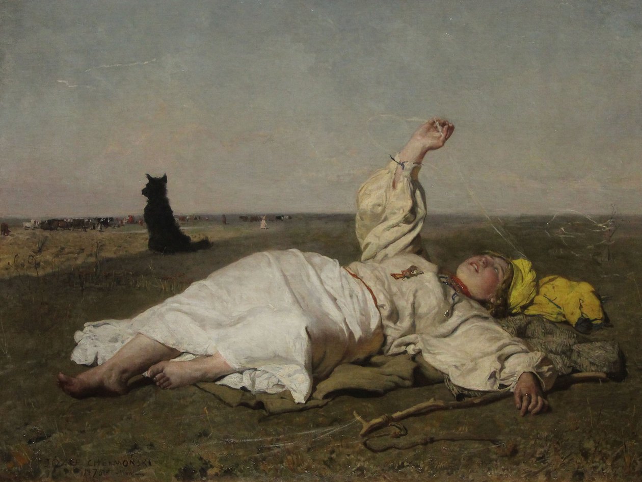 Varsovan kansallismuseo Jozef Chełmonski Intian kesä tekijältä Józef Chełmoński
