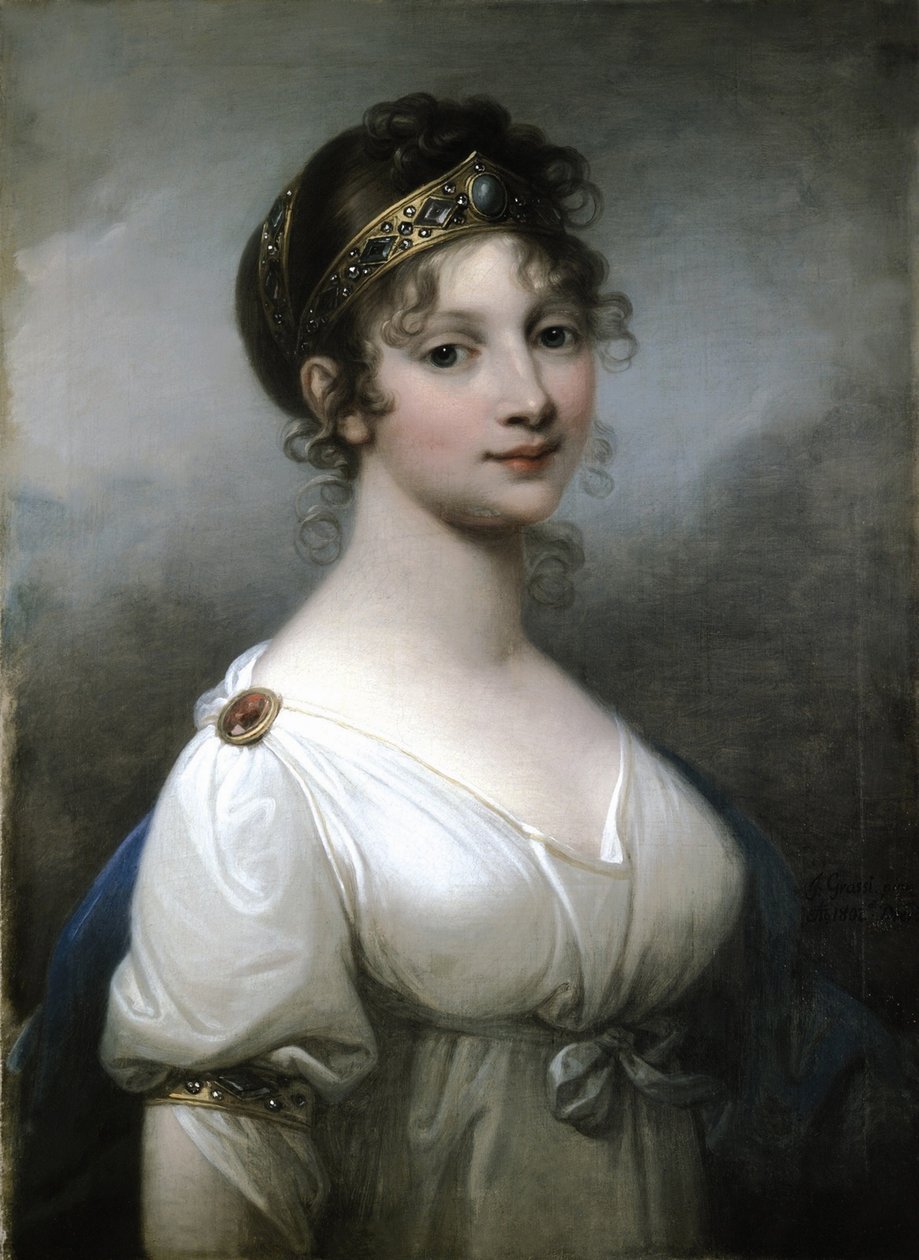 Muotokuva Preussin kuningatar Louisesta 1776-1810, 1802 tekijältä Józef Grassi