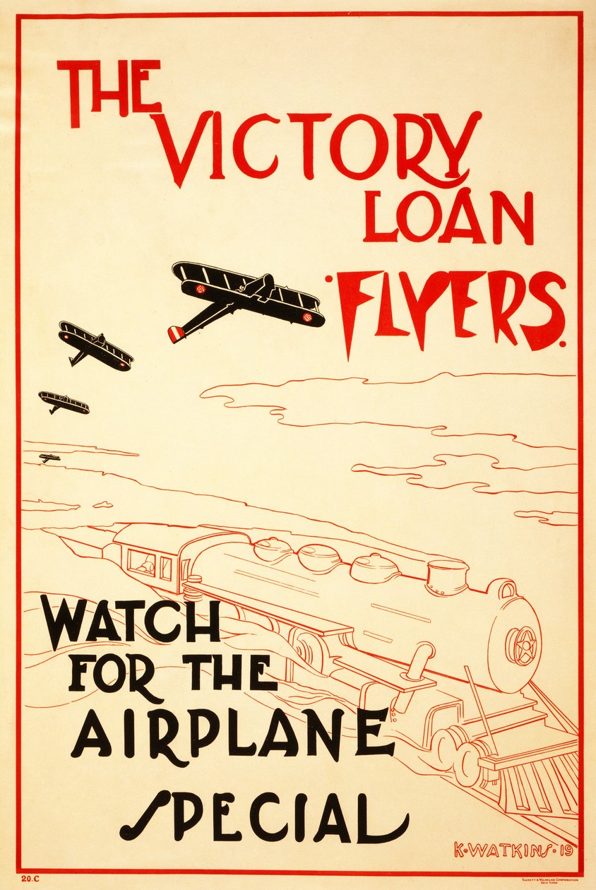 The Victory Loan Flyers, julkaistu 1919 tekijältä K. Watkins