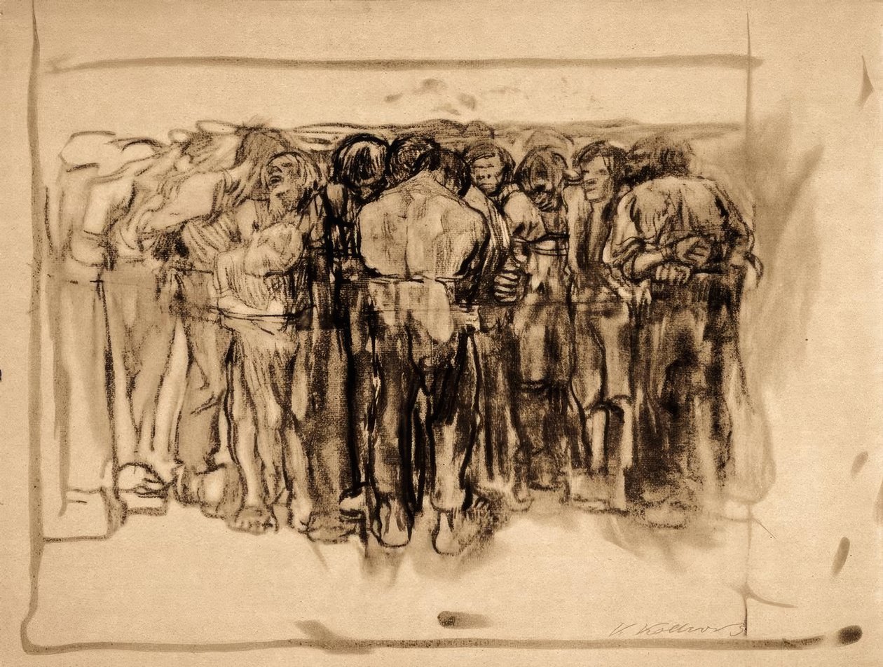 K. Kollwitz, Die Gefangenen tekijältä Käthe Kollwitz
