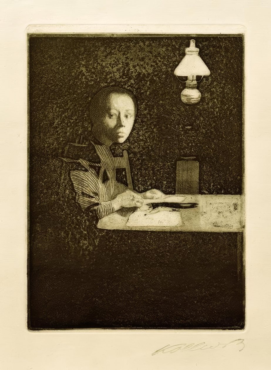 Selbstbildnis tekijältä Käthe Kollwitz