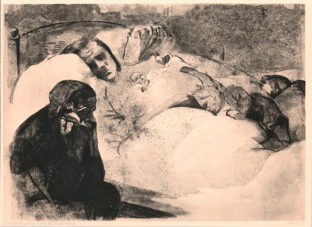 työttömyys tekijältä Käthe Kollwitz