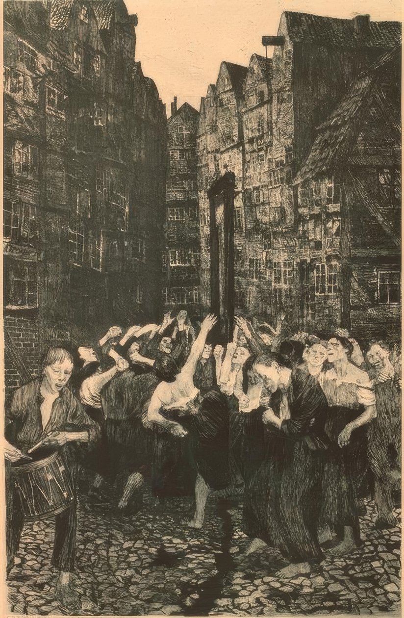 Die Carmagnole tekijältä Käthe Kollwitz