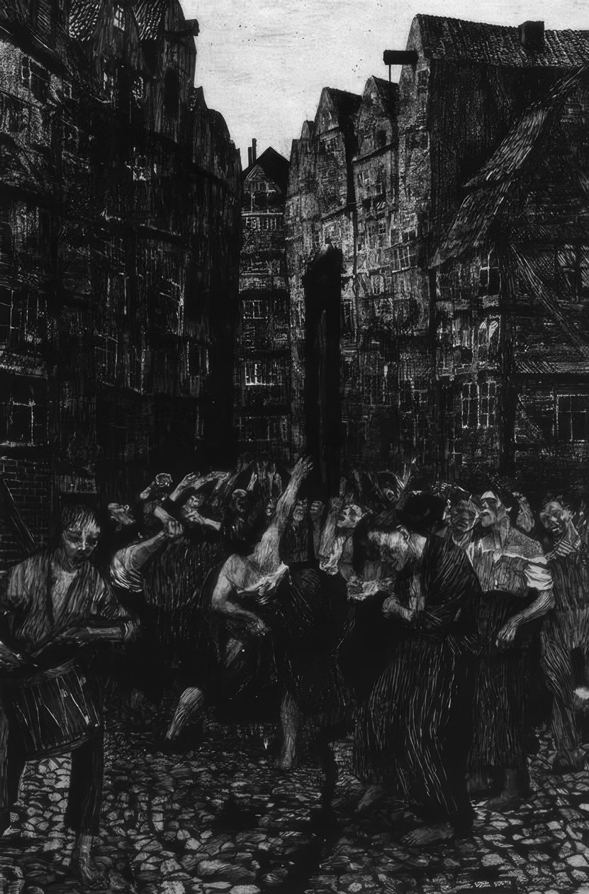 Die Carmagnole tekijältä Käthe Kollwitz