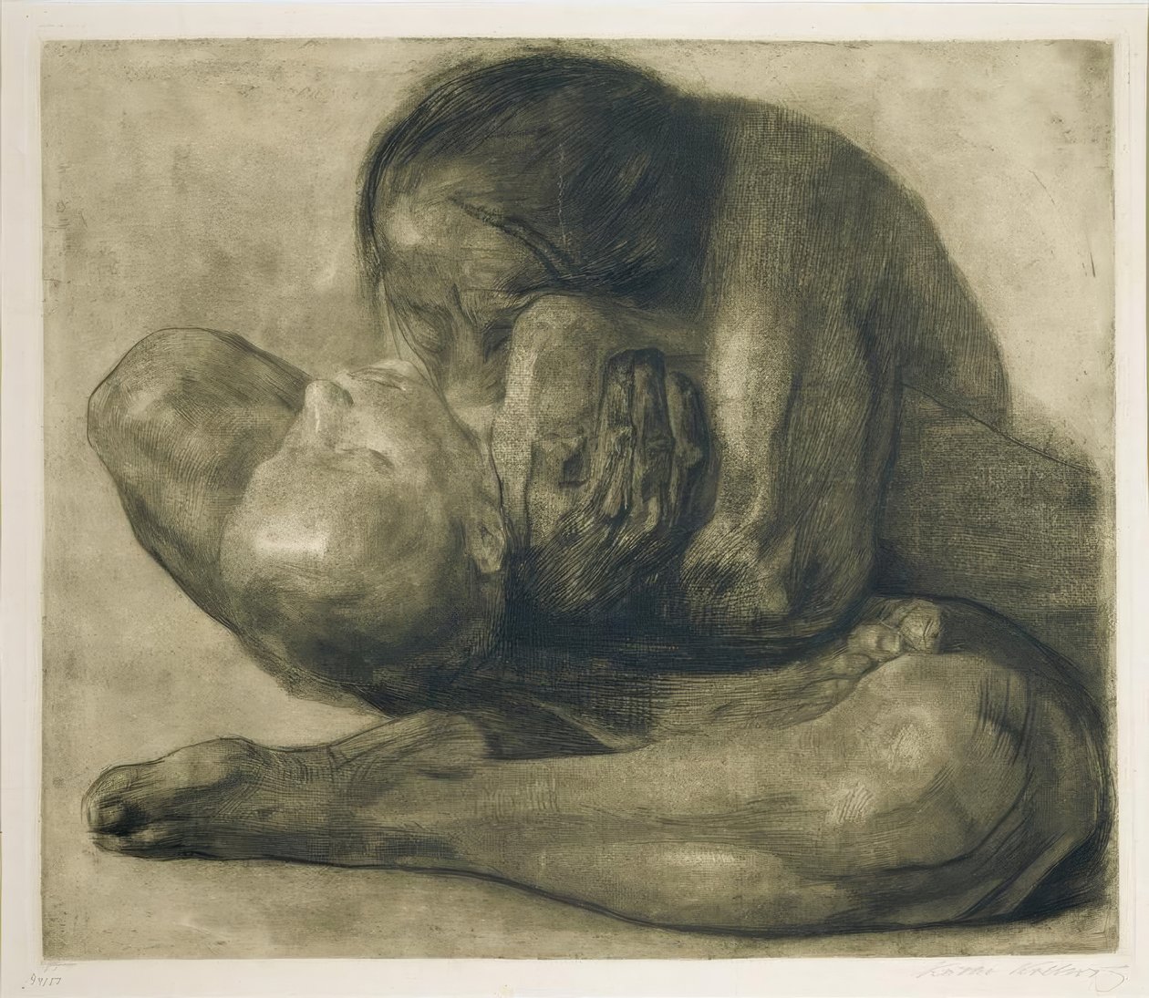 Frau mit totem Kind tekijältä Käthe Kollwitz