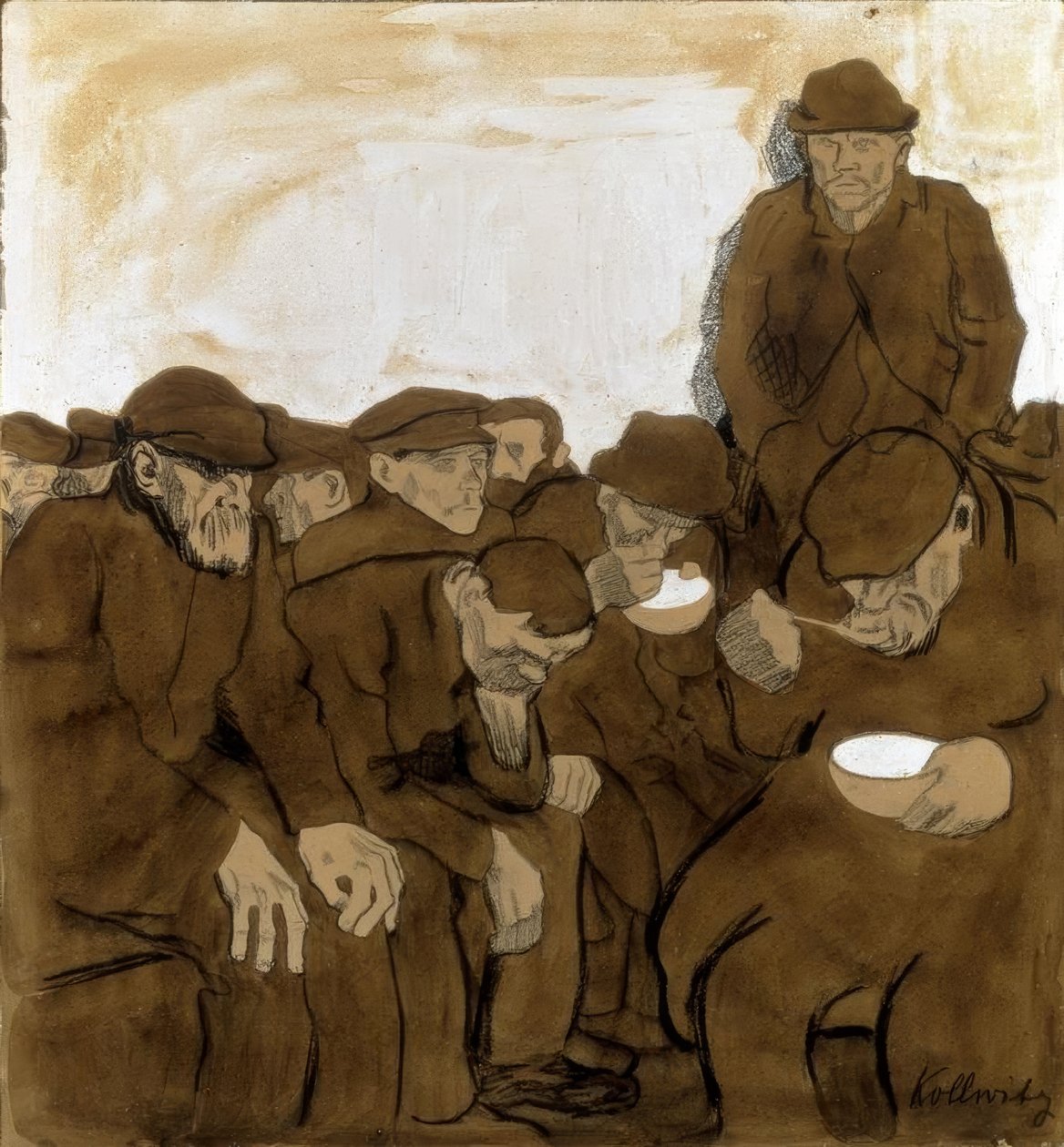 Wärmehallenissa tekijältä Käthe Kollwitz