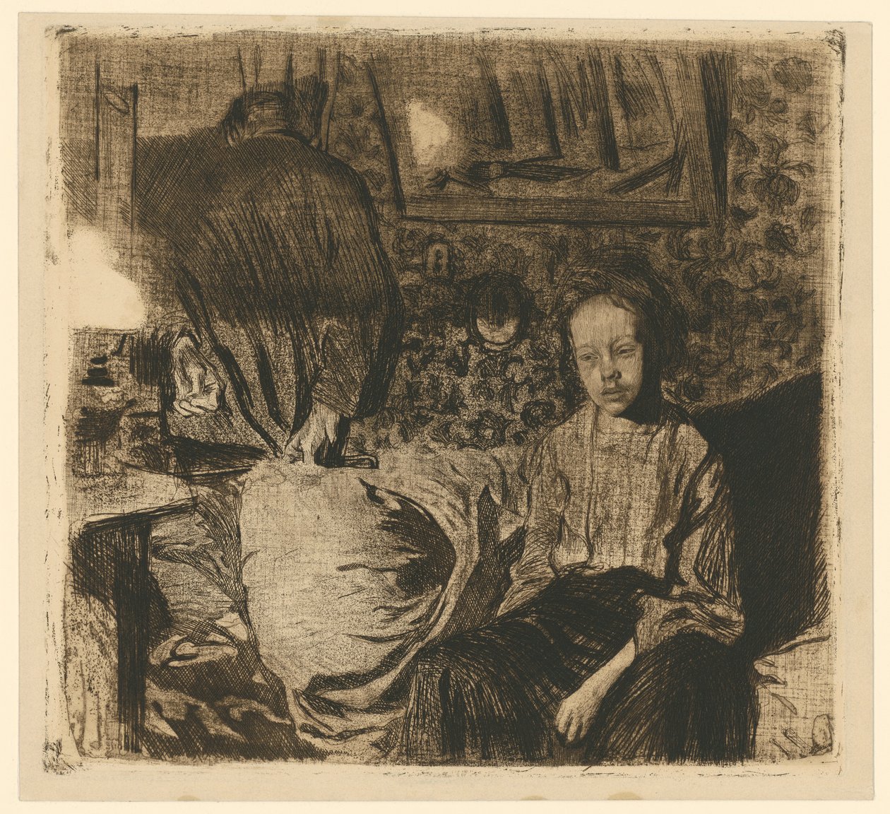 Nuori pari (3. vedostila) tekijältä Käthe Kollwitz