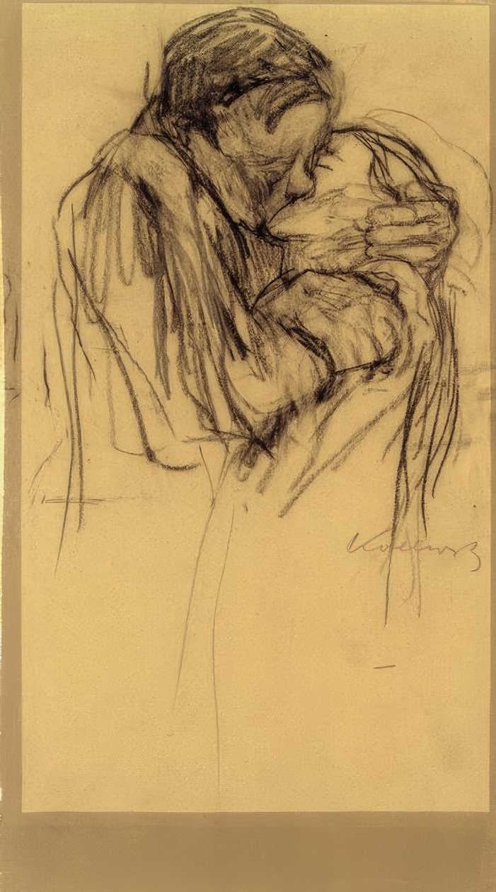 K. Kollwitz, Der Kuss tekijältä Käthe Kollwitz
