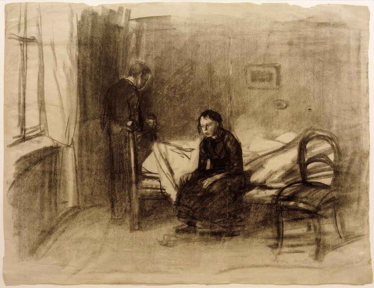 K.Kollwitz, nuori pari tekijältä Käthe Kollwitz