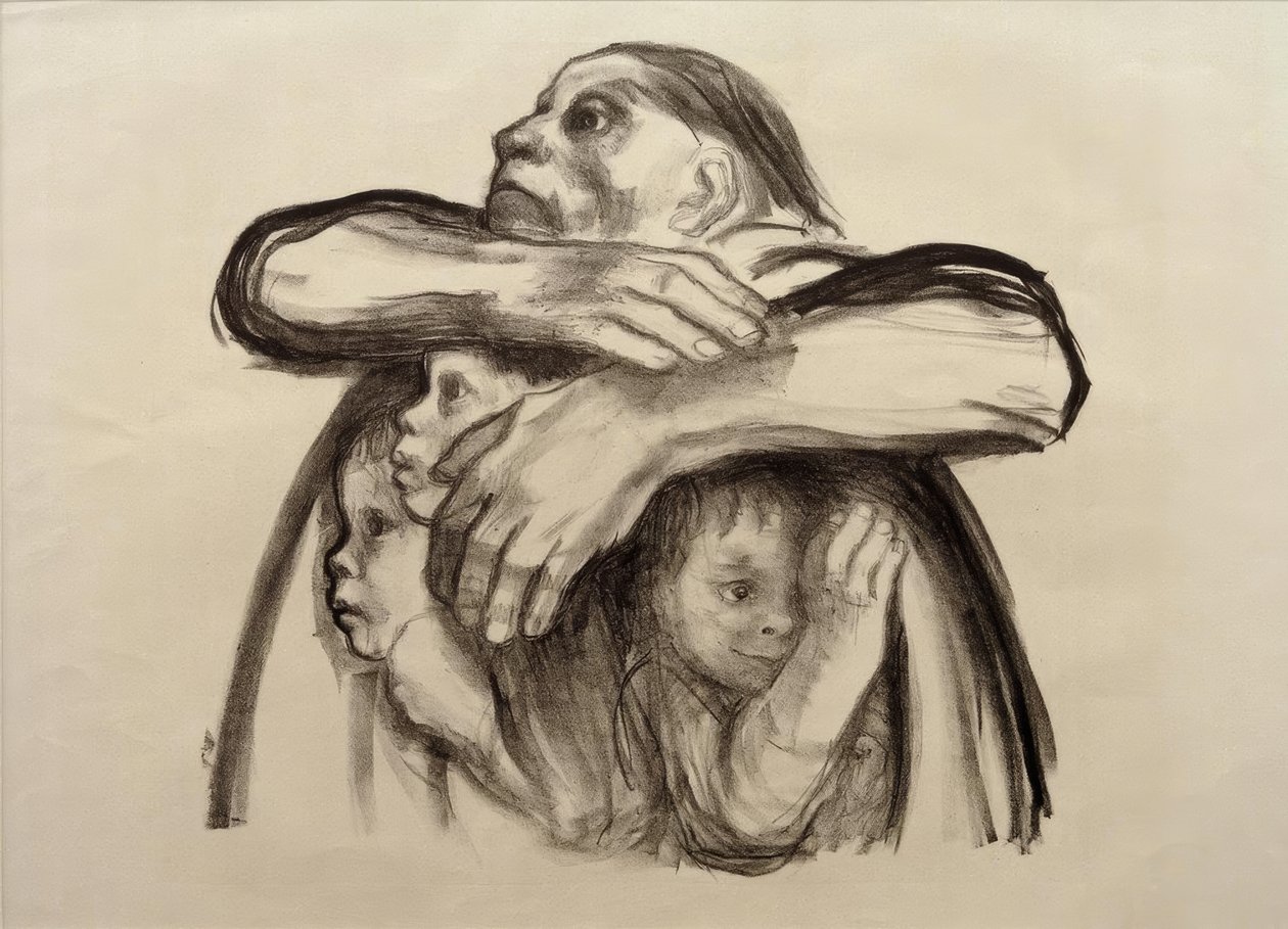 K.Kollwitz, Saatfrüchte sollen nicht vermahlen werden tekijältä Käthe Kollwitz