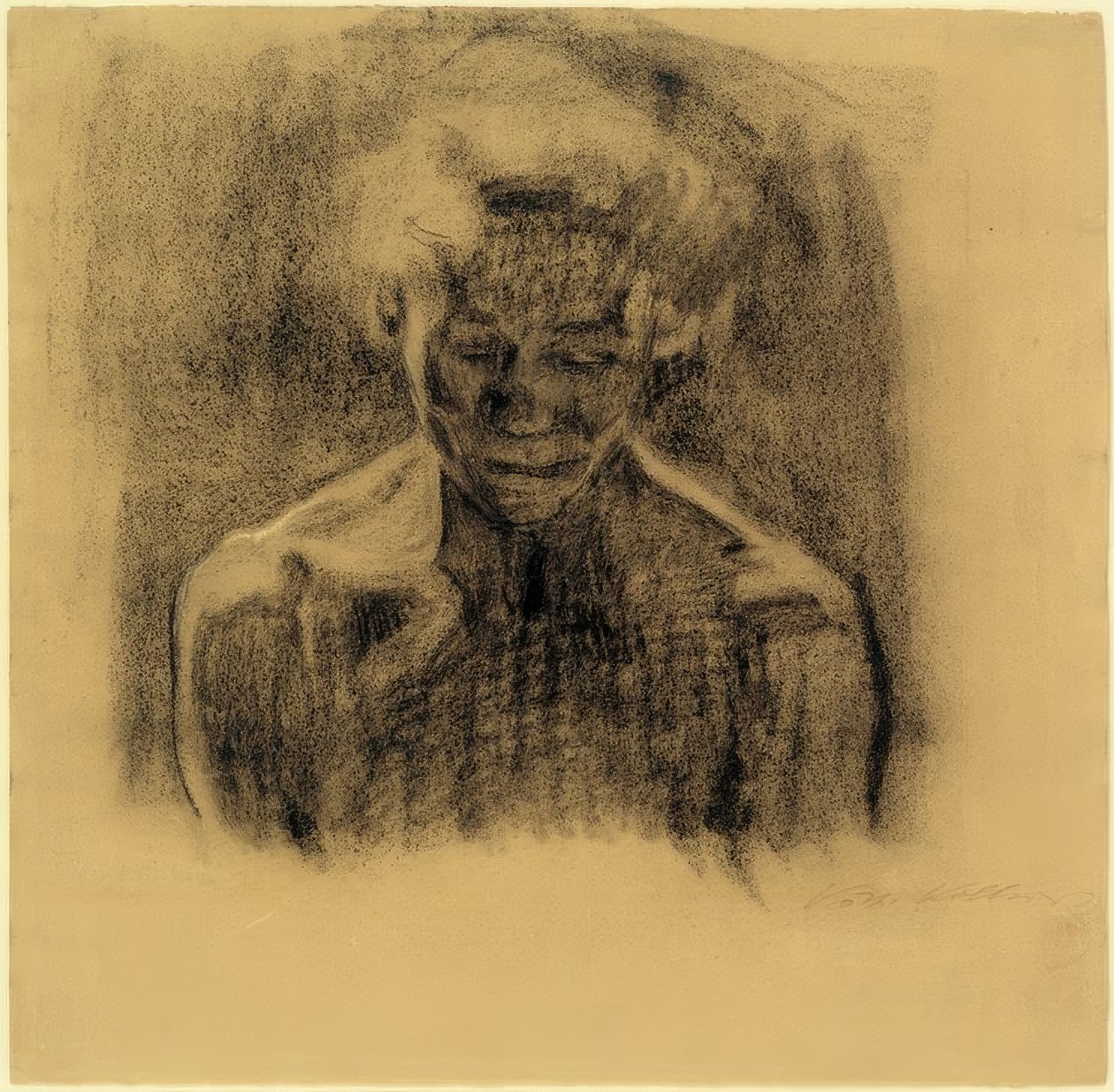 K. Kollwitz, Weiblicher Halbakt tekijältä Käthe Kollwitz