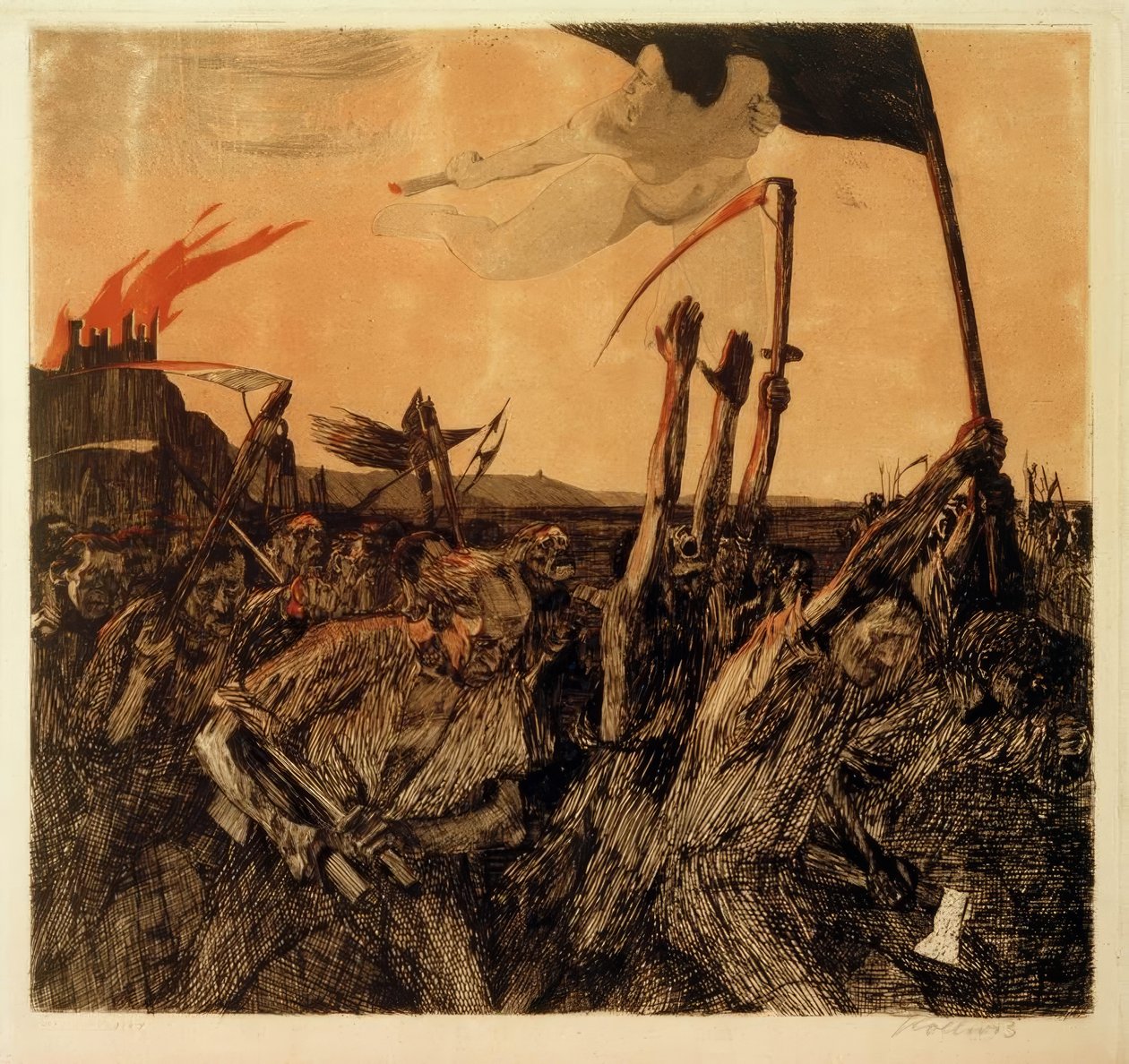 Käthe Kollwitz, Aufruhr tekijältä Käthe Kollwitz