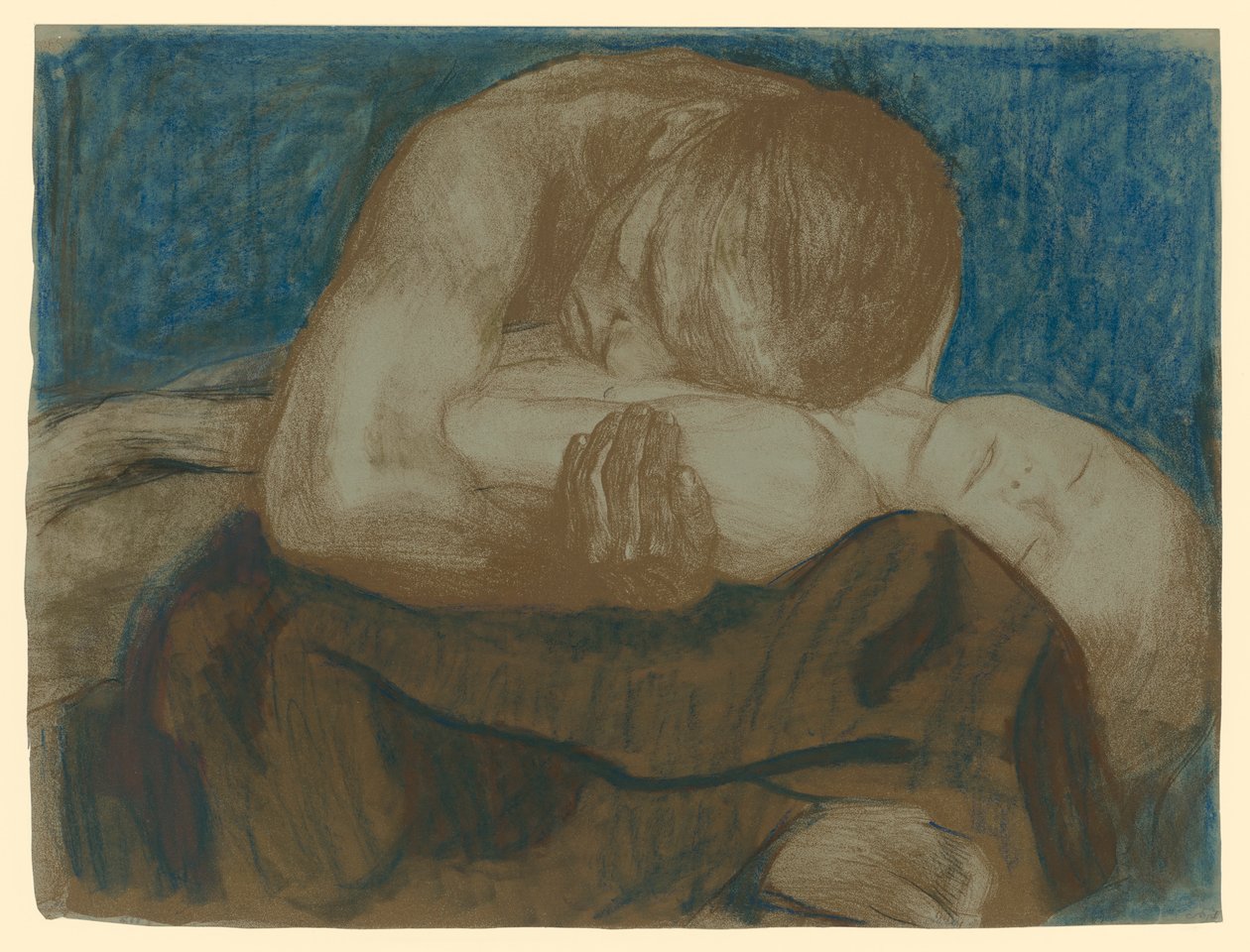 Pietà (1. vedosaste, uniikkikappale) tekijältä Käthe Kollwitz