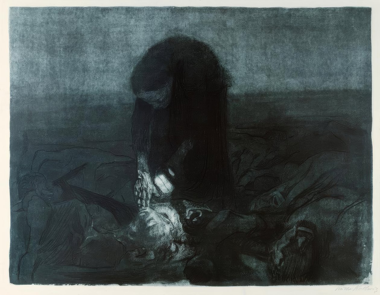 Schlachtfeld tekijältä Käthe Kollwitz